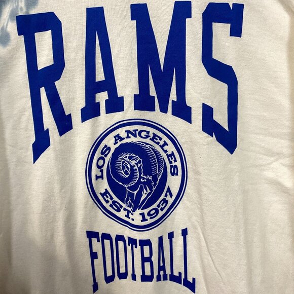 NFL Franchise NFC West Los Angeles Rams Tie-Dye Long Sleeve XXL - Picture 2 of 4